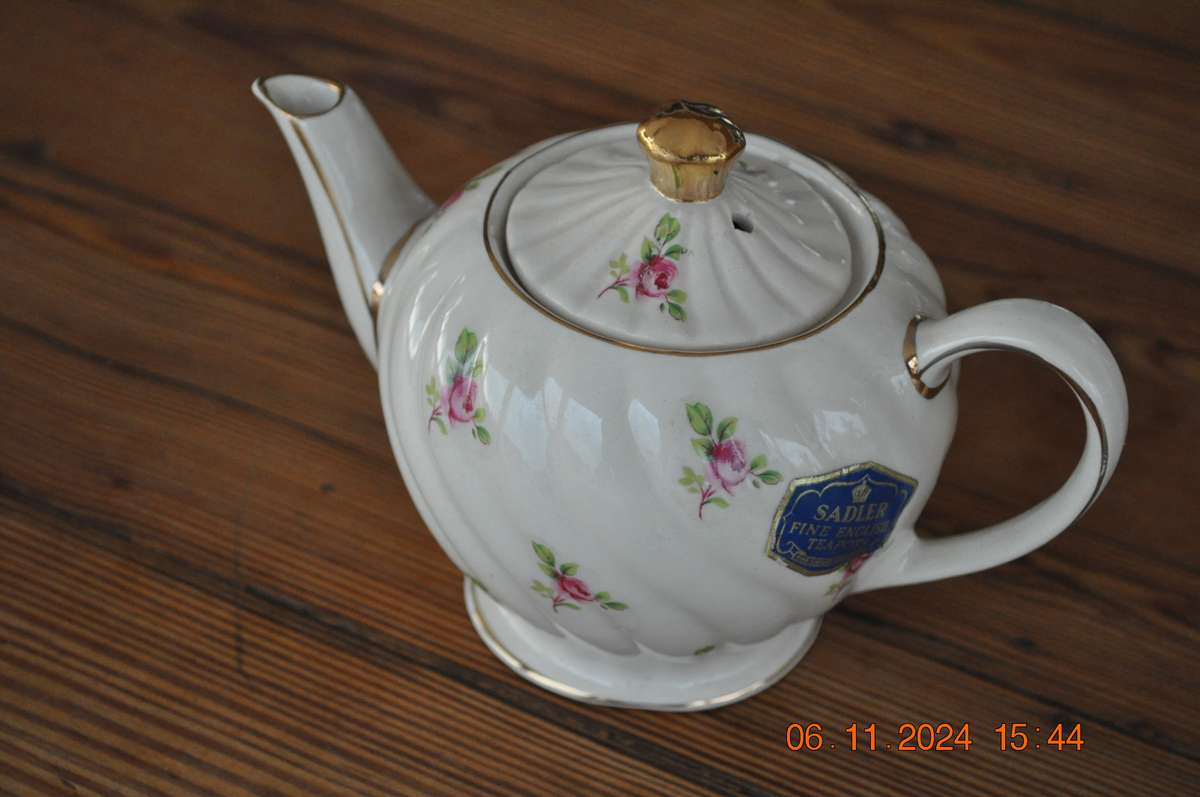 Vintage Sadler Teapot With Cup And Saucer