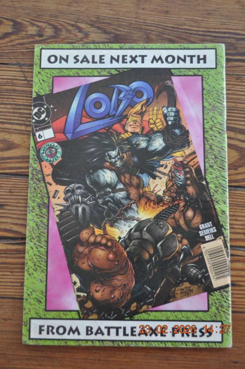 Vintage Lobo No5 Comic Book