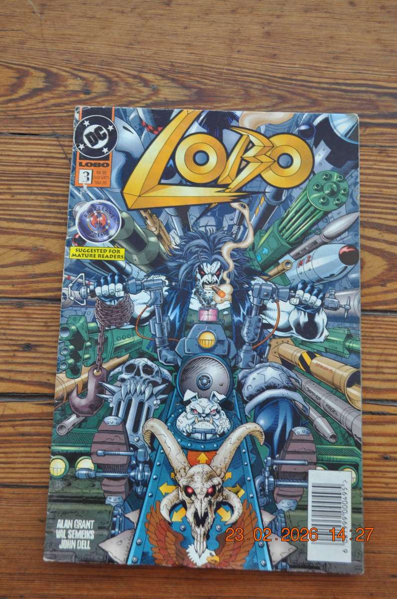 Vintage Lobo No3 Comic Book