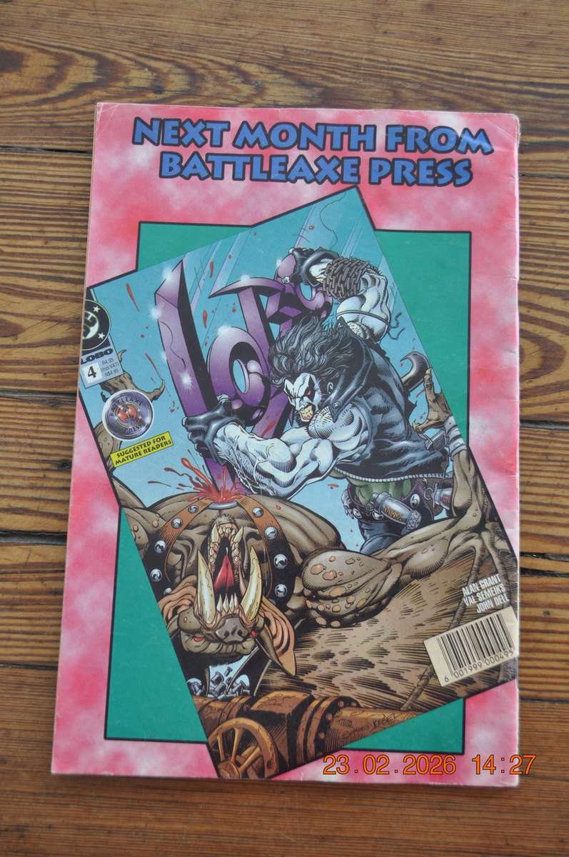 Vintage Lobo No3 Comic Book