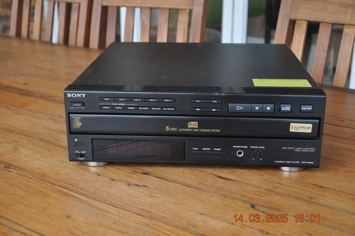 Sony CD Player 5 Disc CD Changer