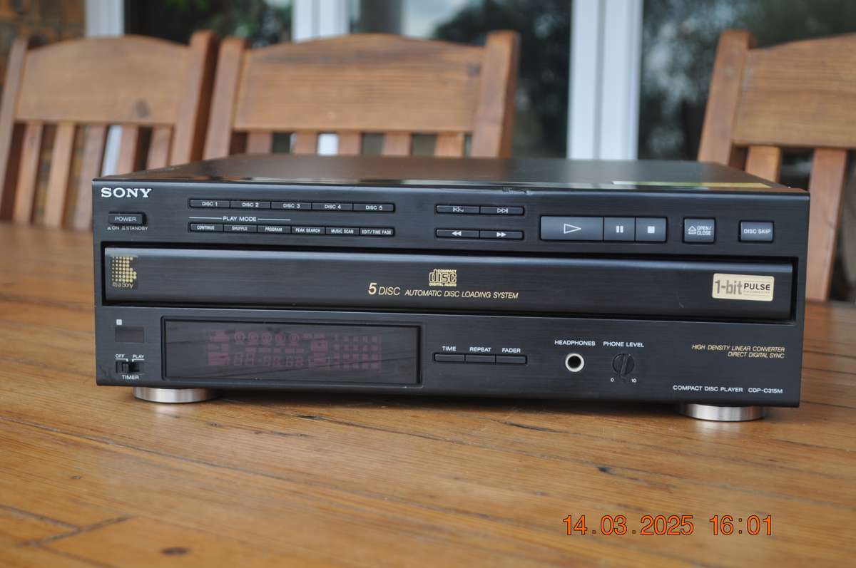 Sony CD Player 5 Disc CD Changer
