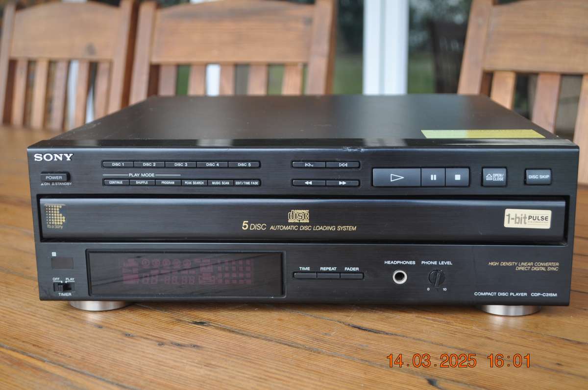 Sony CD Player 5 Disc CD Changer