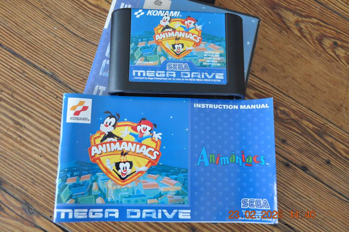 Animaniacs Sega Mega Drive Vintage Game