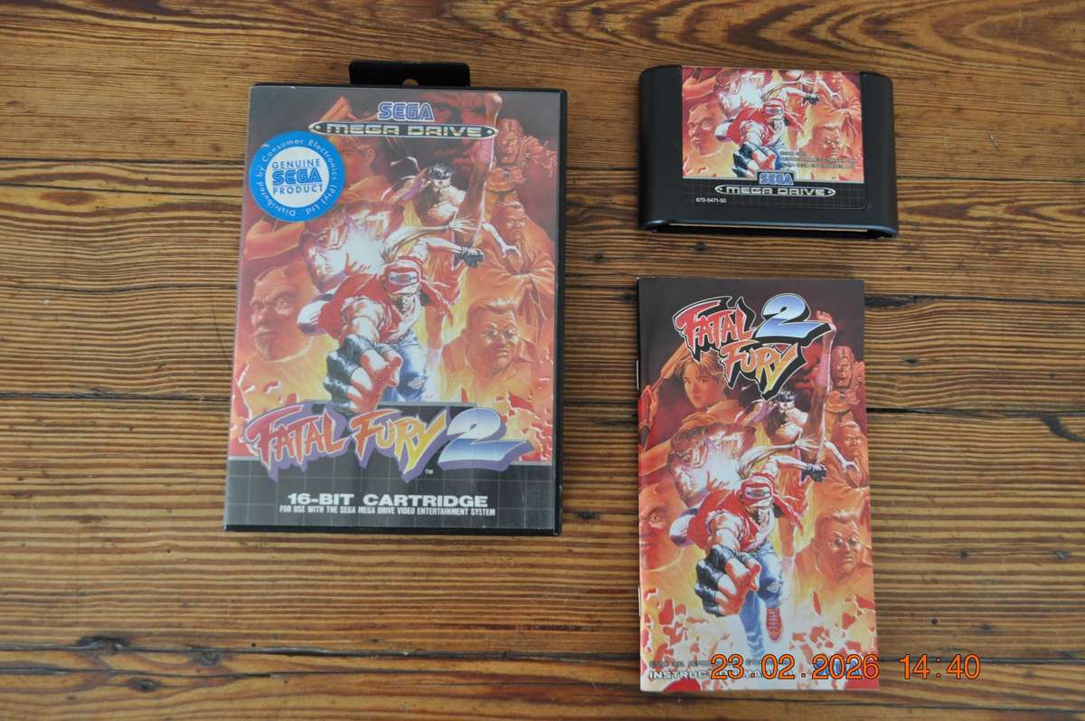 Fatal Fury 2 Sega Mega Drive Vintage Game