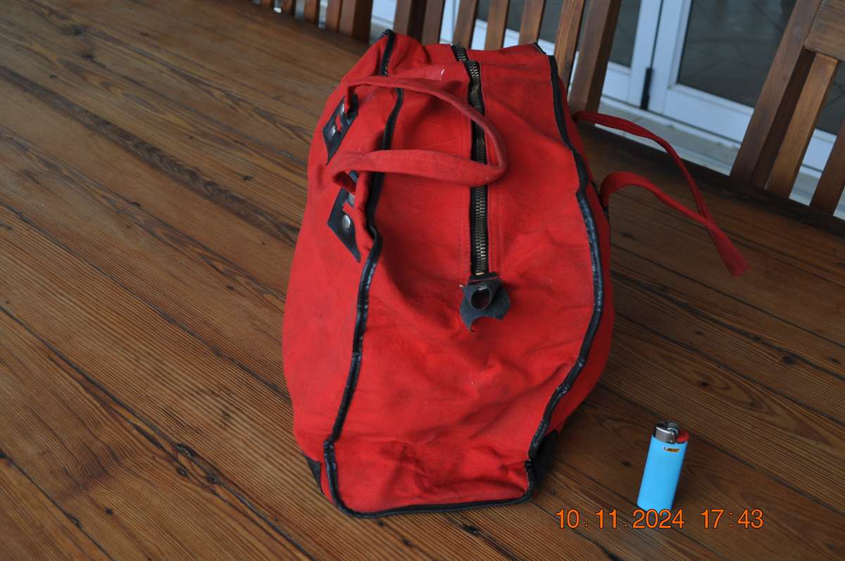 Vintage Travel Bag Capri Italy Patch