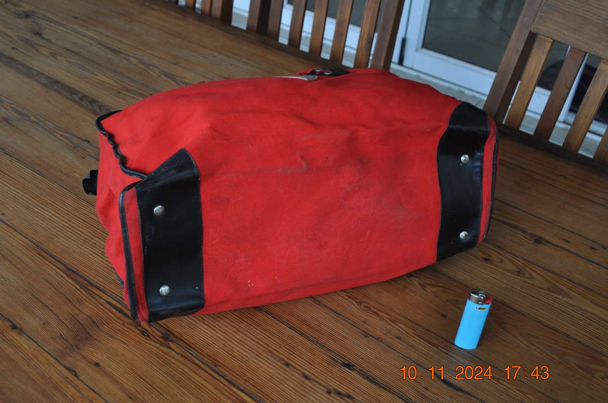 Vintage Travel Bag Capri Italy Patch