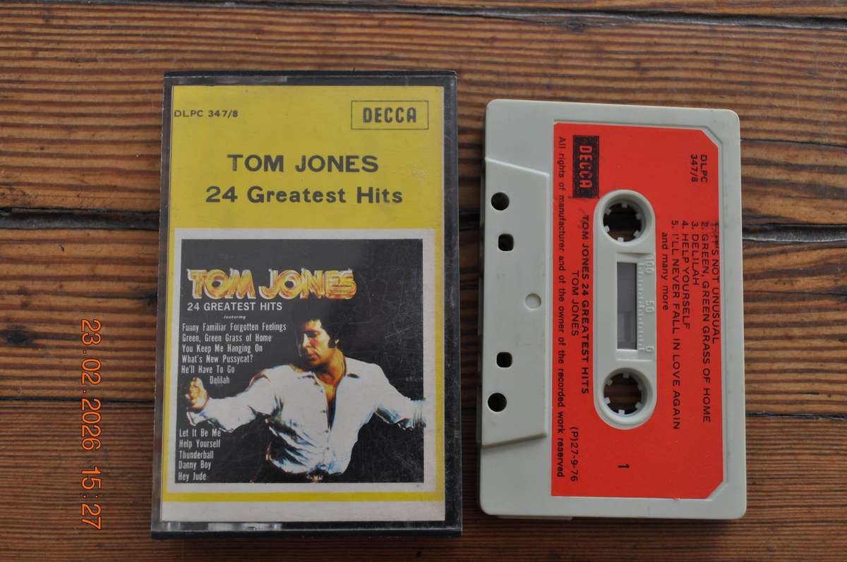 Tom Jones - 24 Greatest Hits (Cassette)