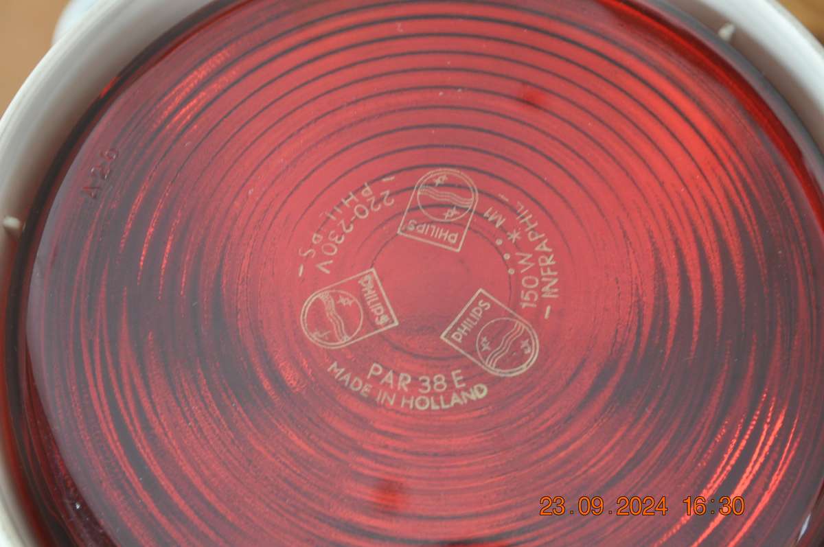 Vintage Philips Infrared Lamp (working)