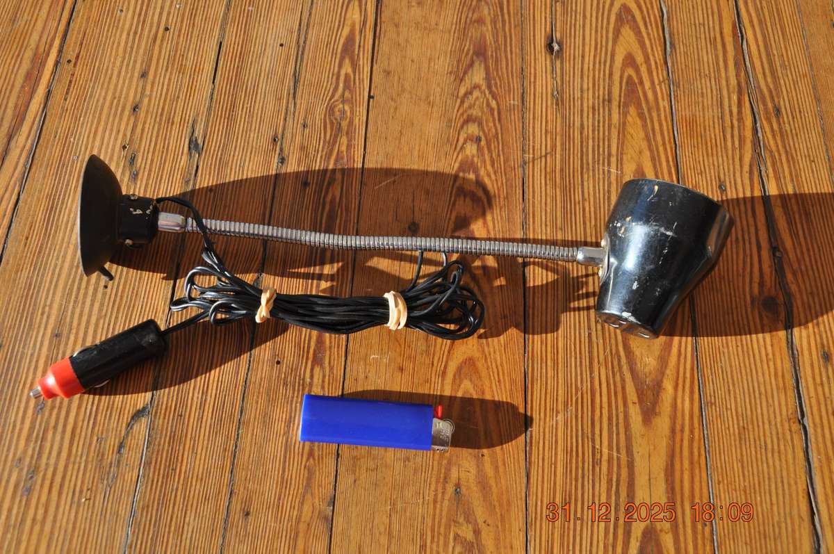Vintage Goose Neck Light For Car