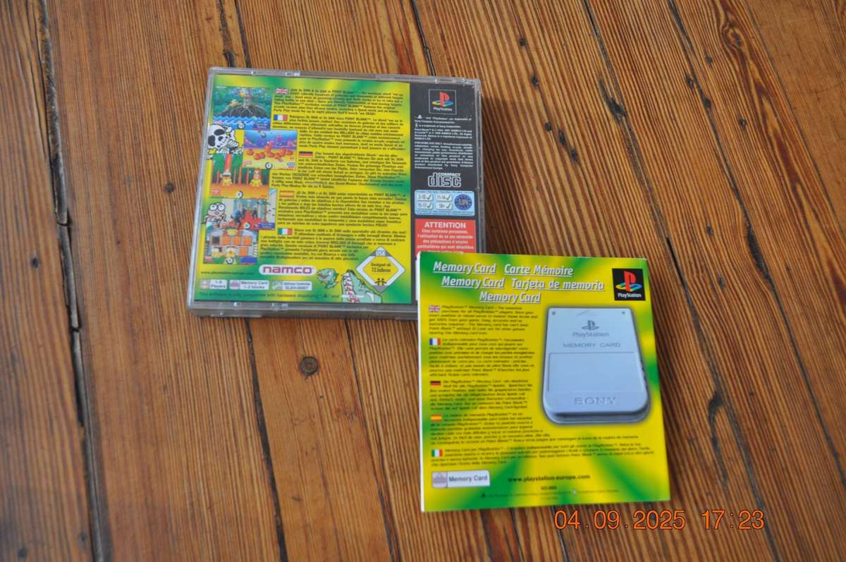 Sony Ps1 Point Blank  No Game  User Manual Only