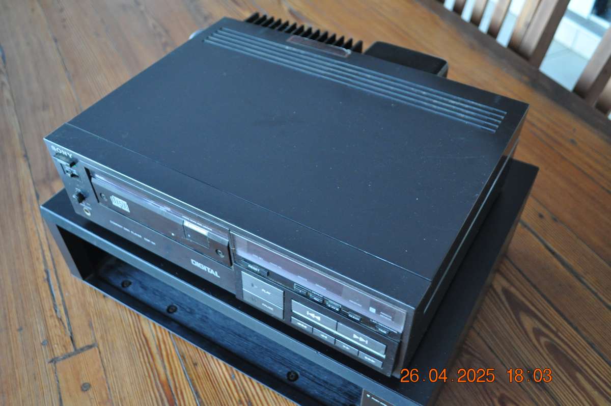 Vintage First Sony CD Player 1980s CDP-101 As Is