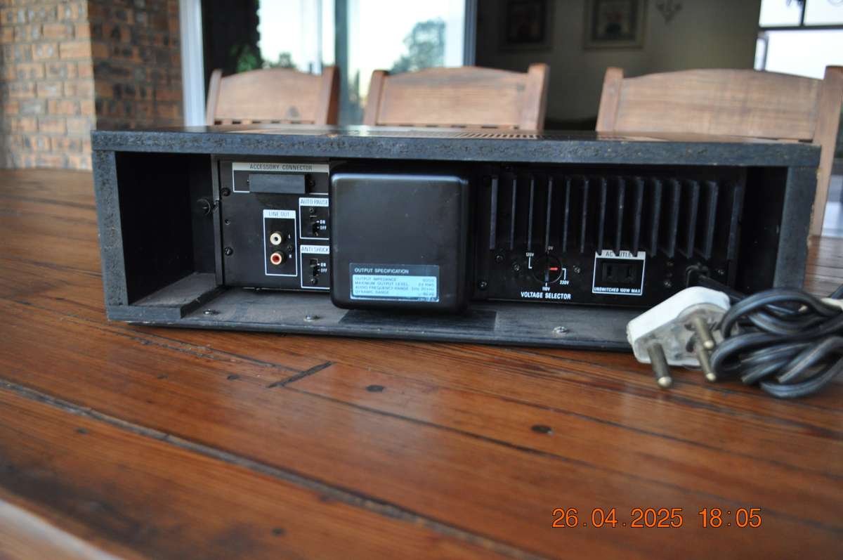 Vintage First Sony CD Player 1980s CDP-101 As Is