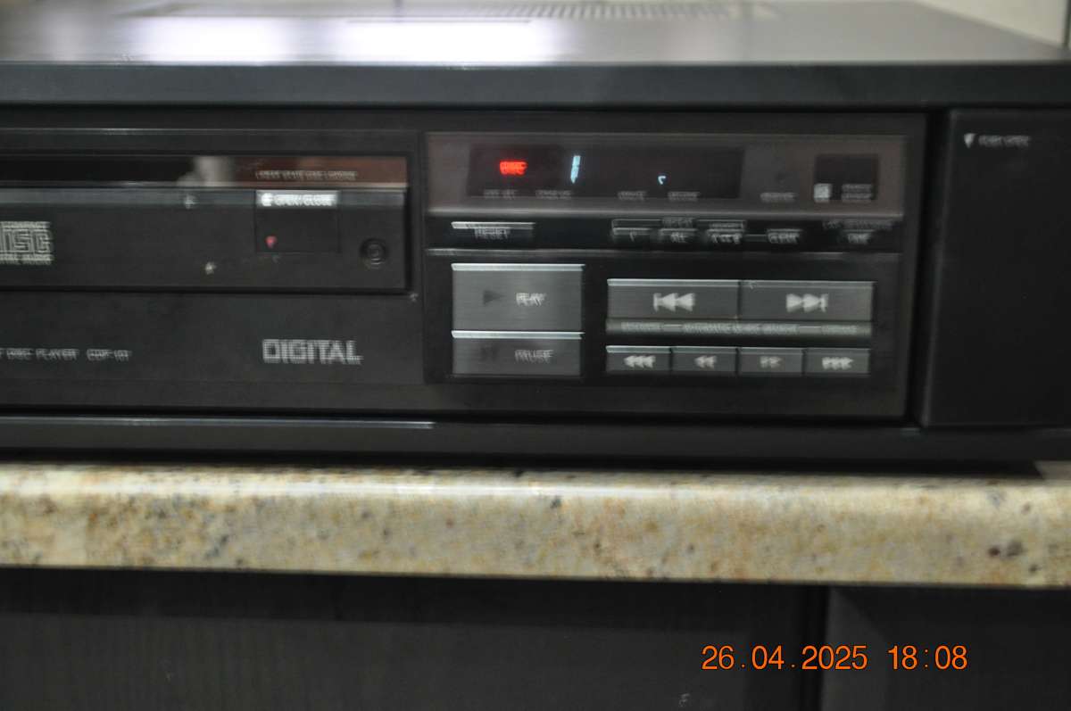 Vintage First Sony CD Player 1980s CDP-101 As Is