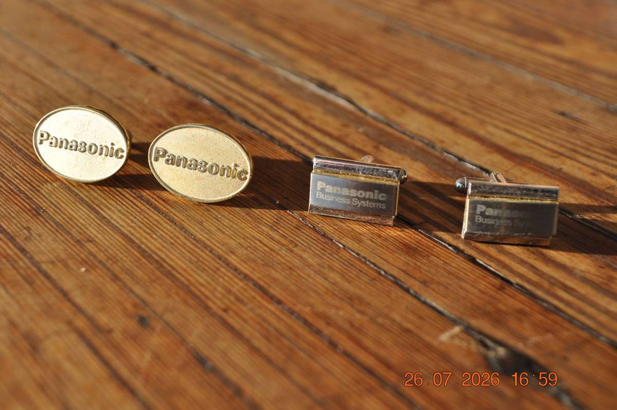 Vintage Panasonic Corporate Promotional Cufflinks