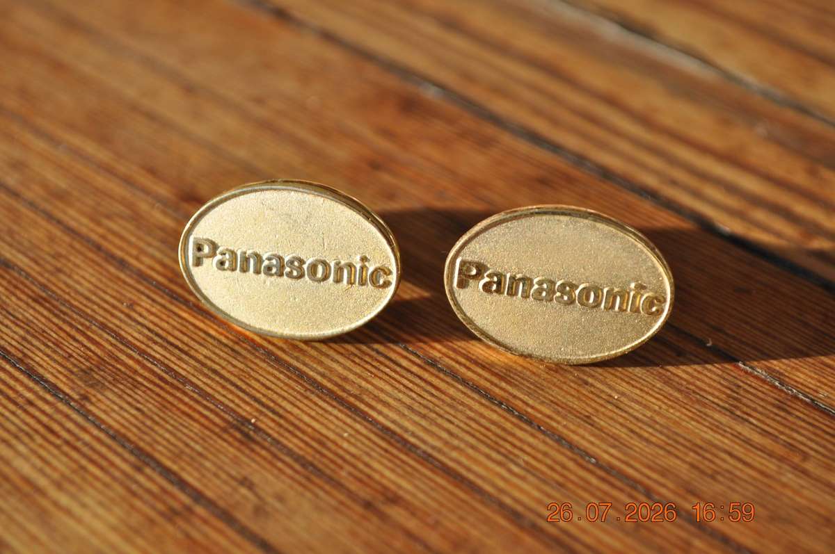 Vintage Panasonic Corporate Promotional Cufflinks