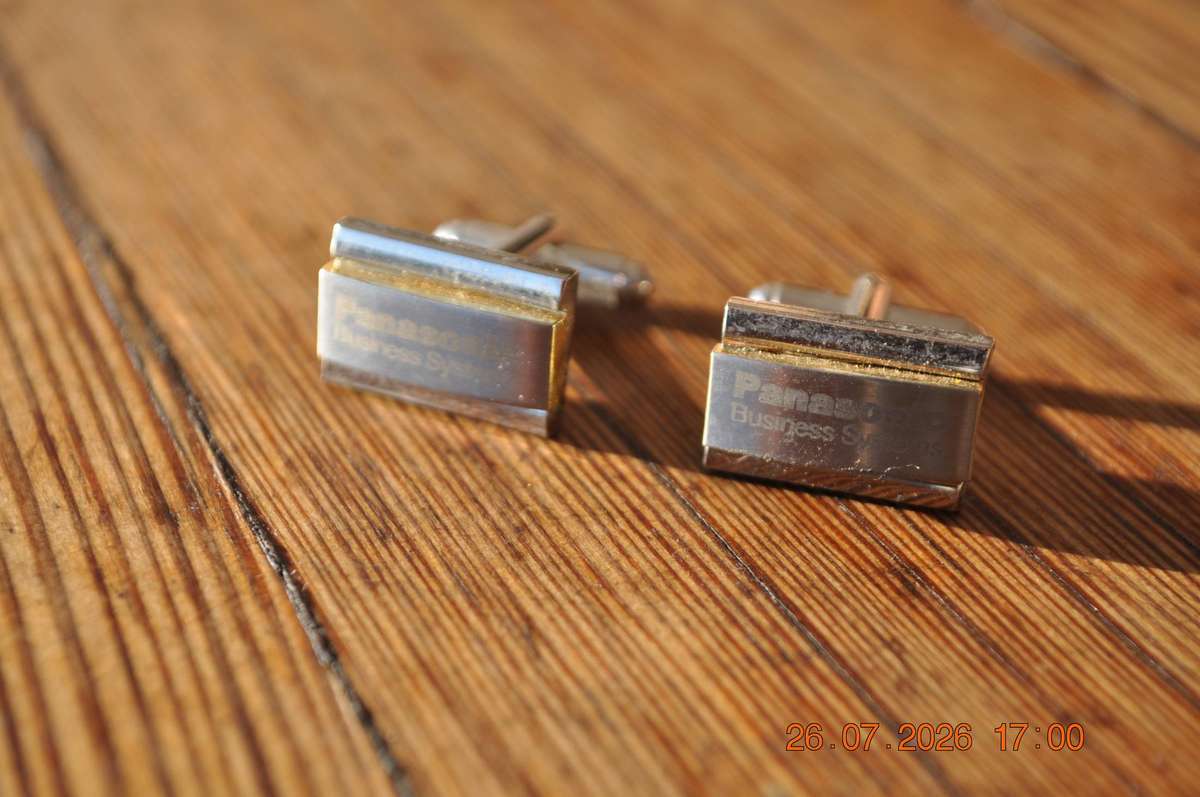 Vintage Panasonic Corporate Promotional Cufflinks