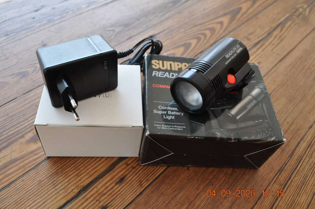 Vintage Sunpak Readylite 20 Camcorder Video Light  As Is