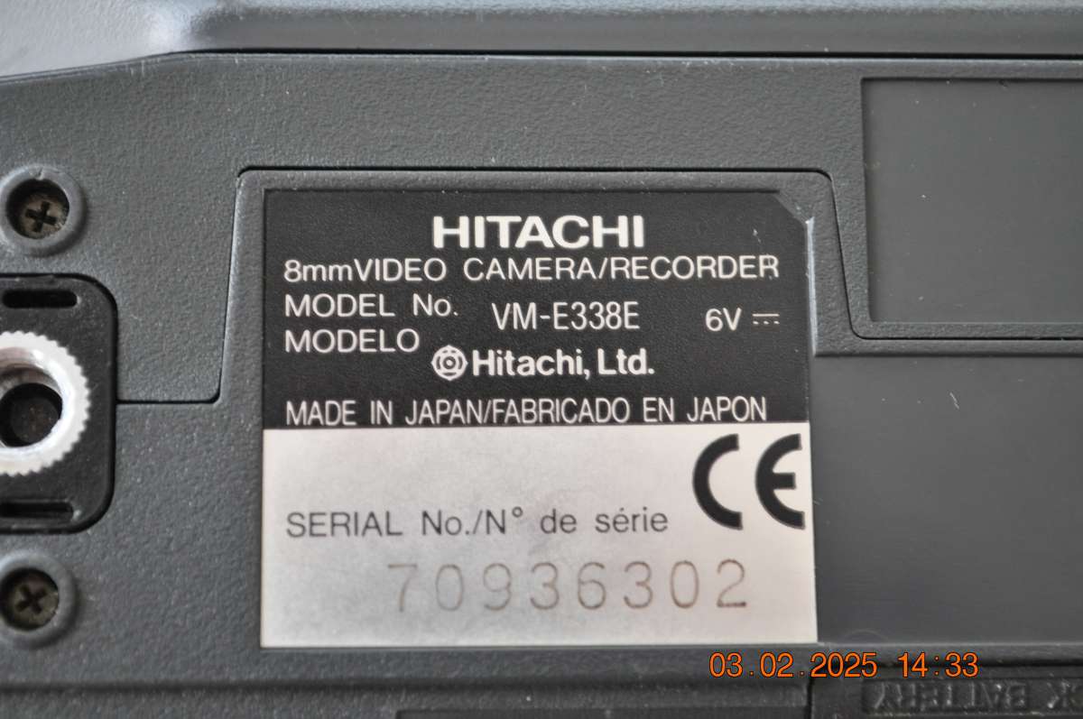 Vintage Sony and Hitachi 8mm Video Cameras (as is)