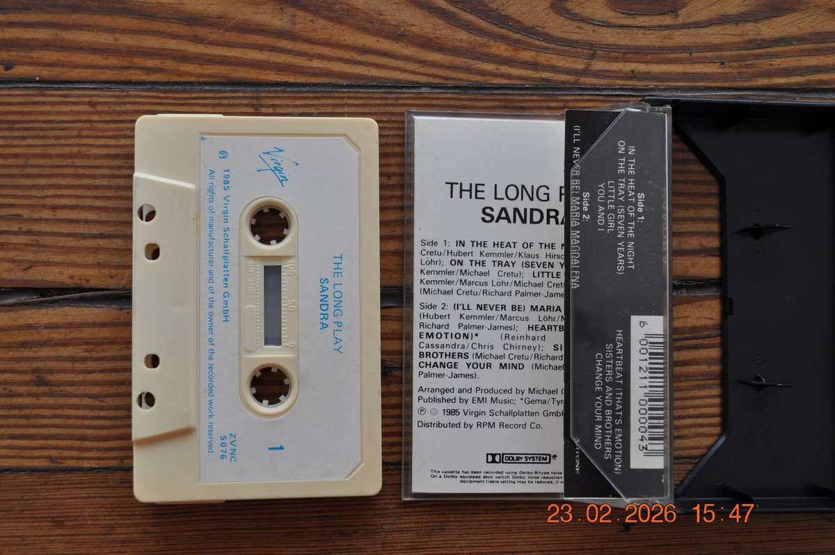 Sandra - The Long Play (Cassette)