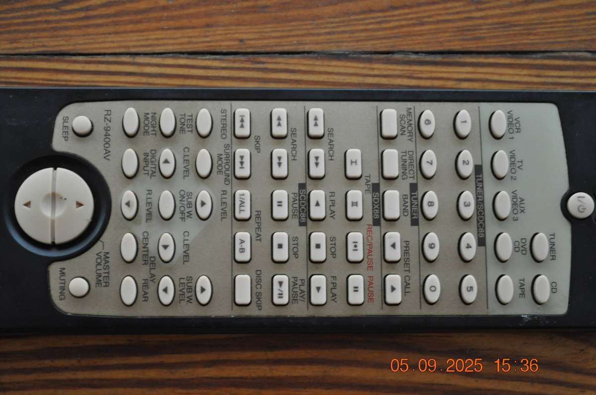 Original Remote Control For Sansui RZ-9400AV Amplifier