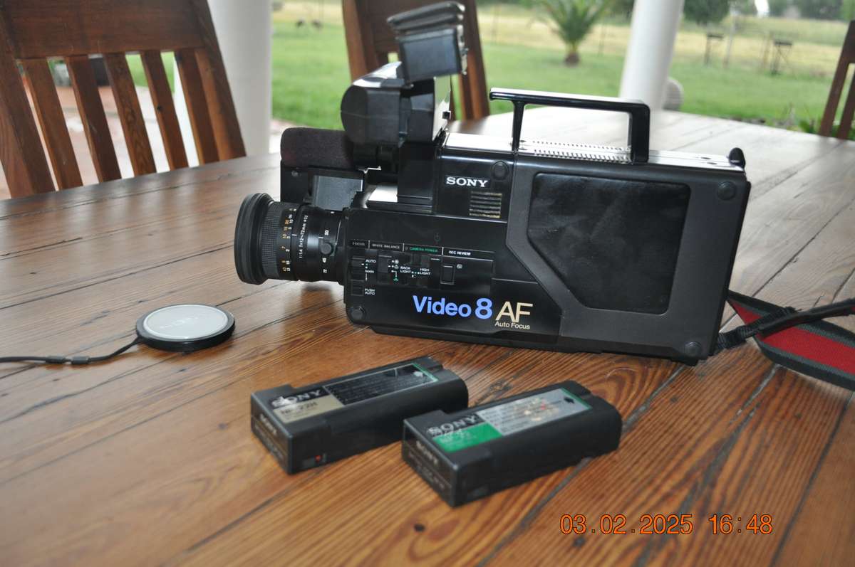 Vintage Sony 8mm Video Camera (as is)