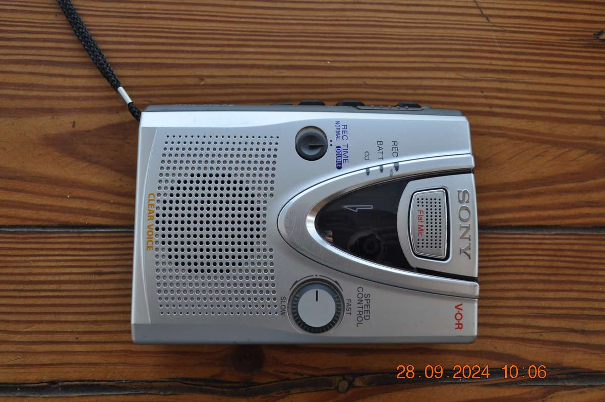 Sony Walkman Cassette Voice Recorder Player
