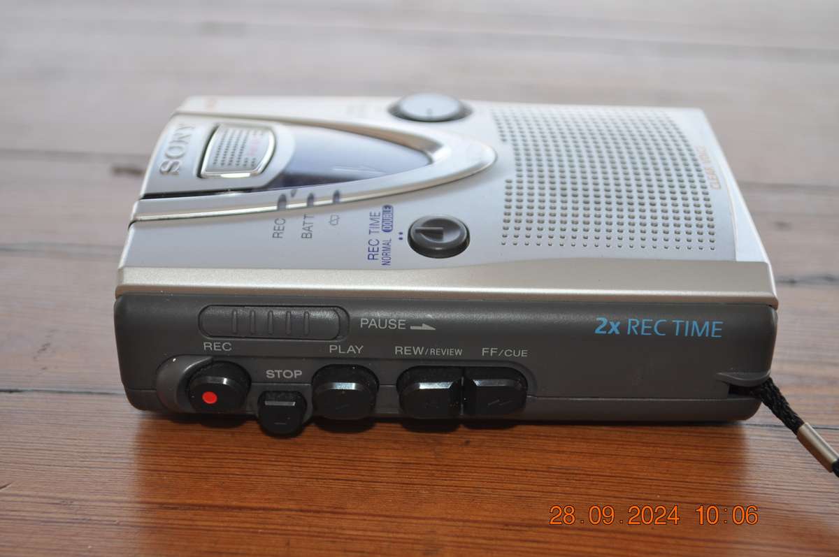 Sony Walkman Cassette Voice Recorder Player