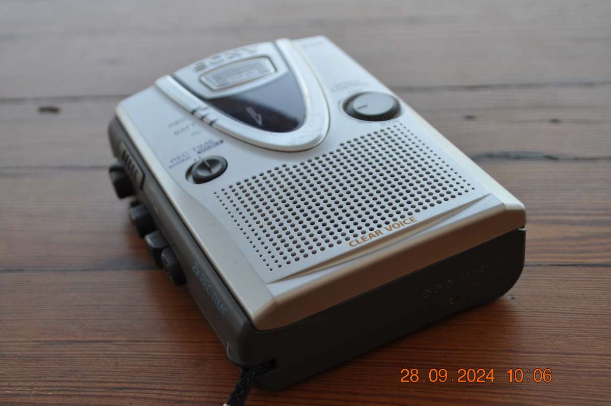Sony Walkman Cassette Voice Recorder Player