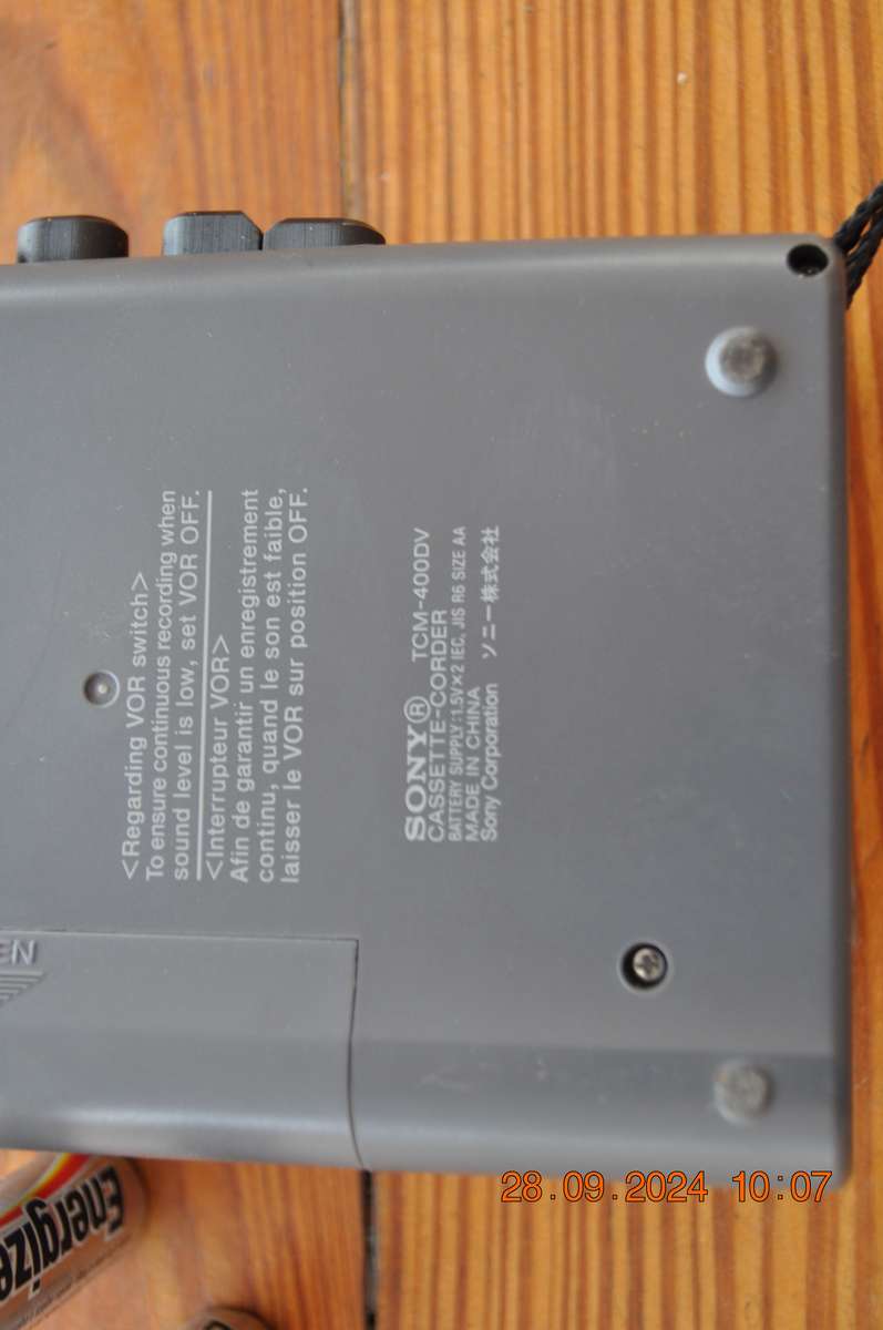 Sony Walkman Cassette Voice Recorder Player