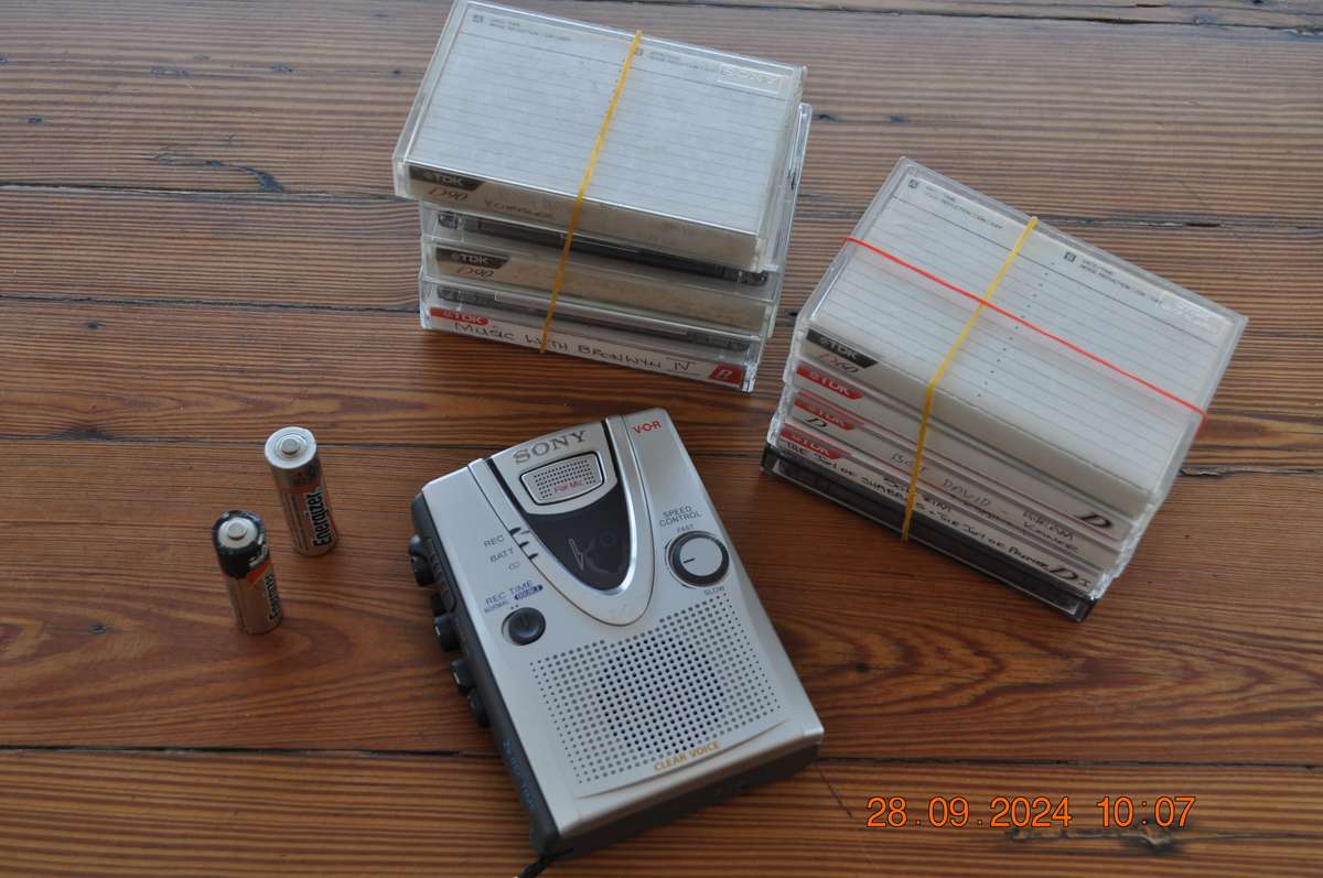 Sony Walkman Cassette Voice Recorder Player