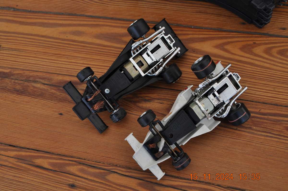 Vintage Polistil Slot Car Set