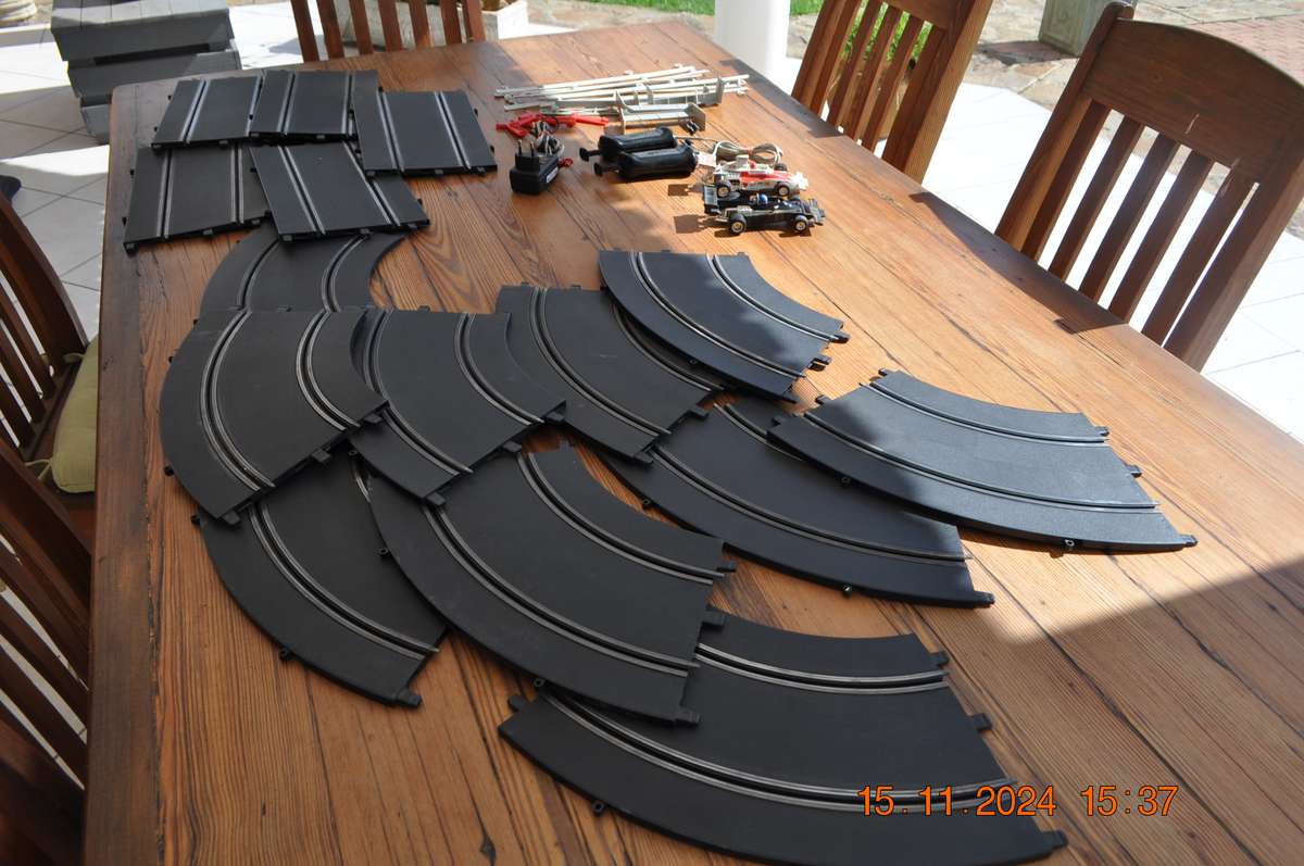 Vintage Polistil Slot Car Set