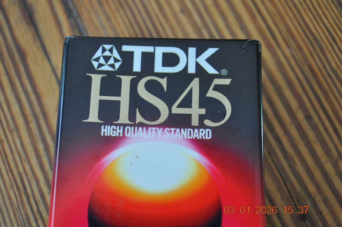 Vintage TDK Panasonic VHS-C Video Cassettes (new)