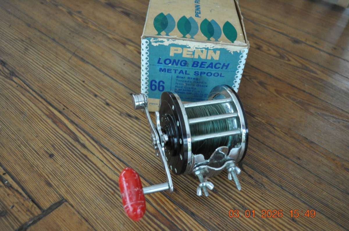 Vintage Penn Long Beach N0 66 Fishing Reel