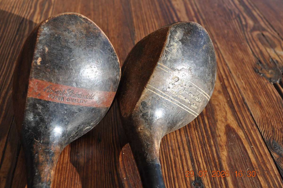 Vintage Golf Clubs x 5