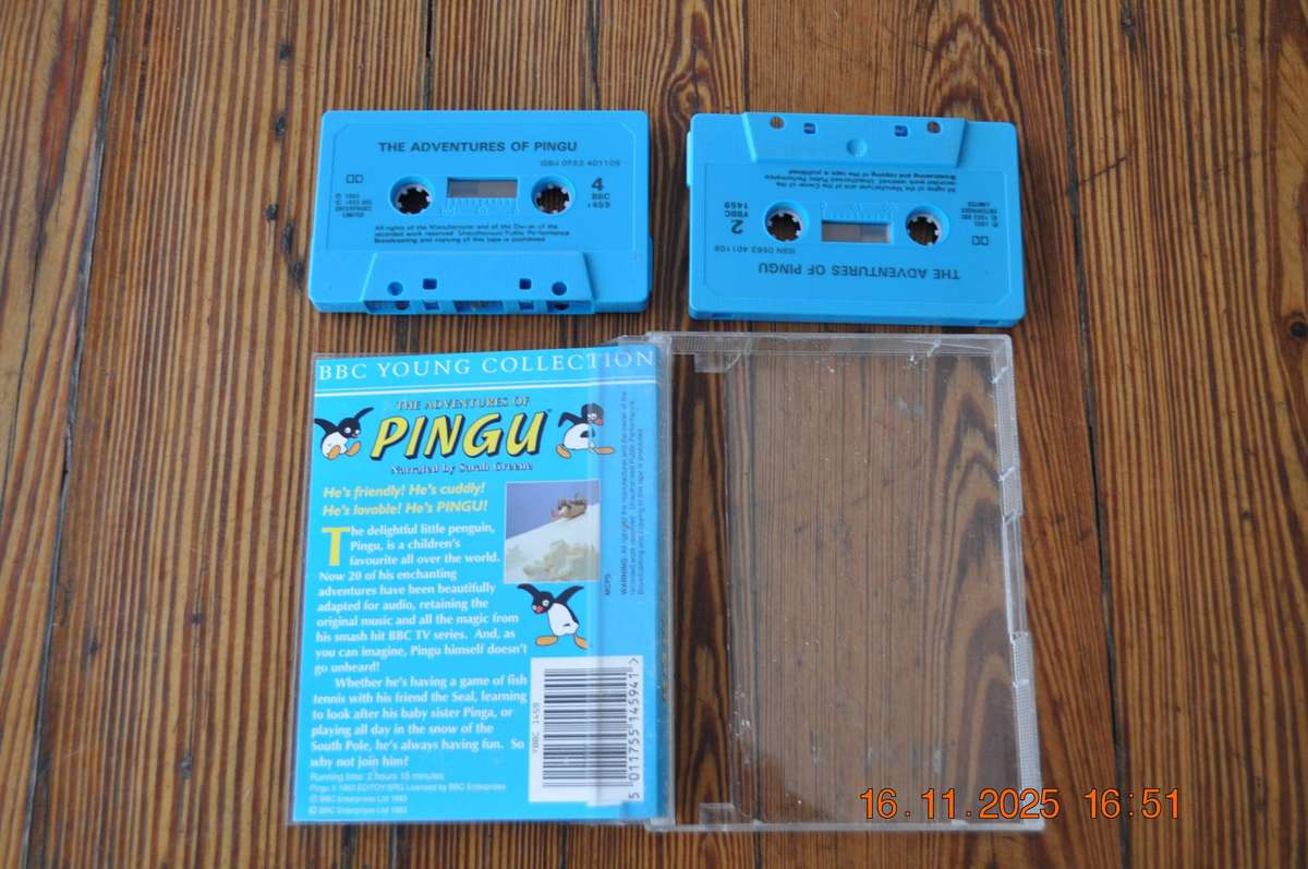 The Adventures Of Pingu  Audiobook Cassette