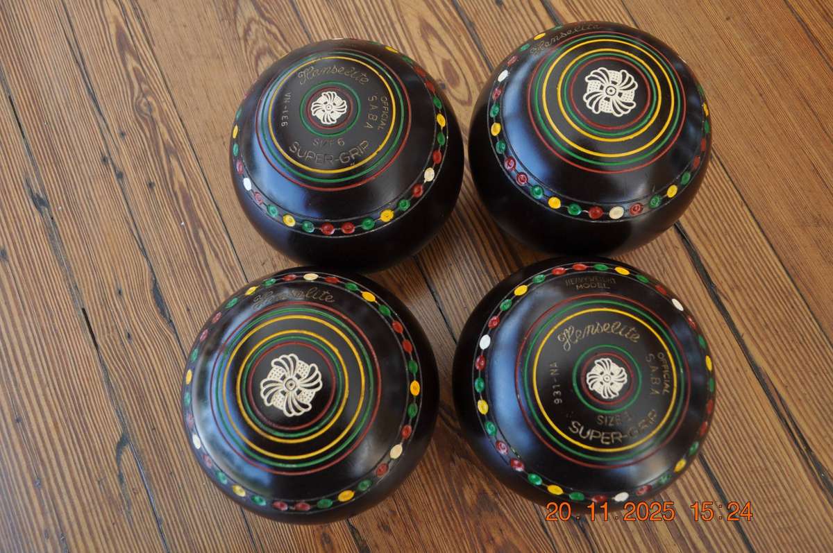 Henselite Super Grip Size 6 Lawn Bowls