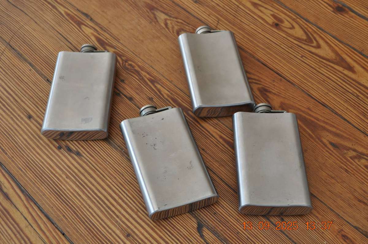 Bells Whisky Hip Flasks x 4
