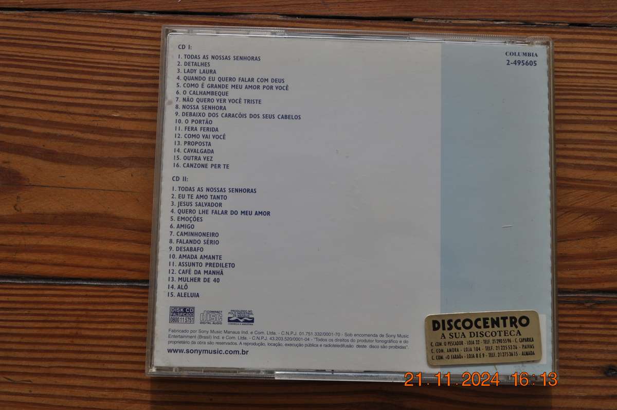 Roberto Carlos - 30 Grandes Sucessos Vol I e II (Cd Portuguese)