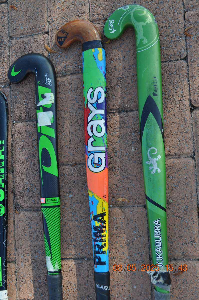 Hockey Sticks and Practice Balls Take Them All