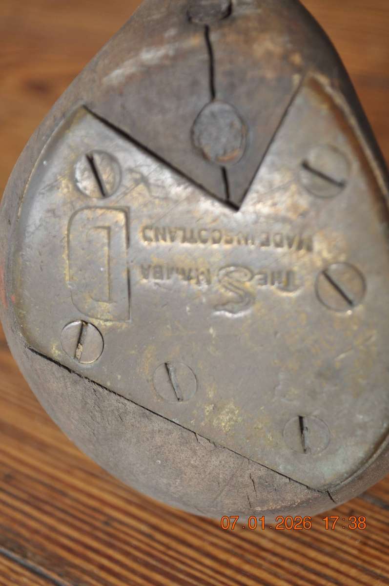 Vintage S Mamba D Wooden Golf Club Driver