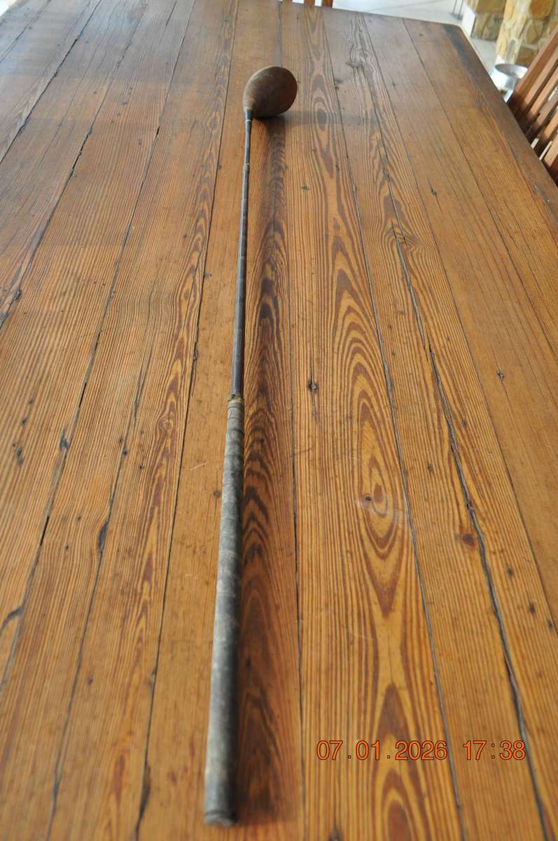 Vintage S Mamba D Wooden Golf Club Driver