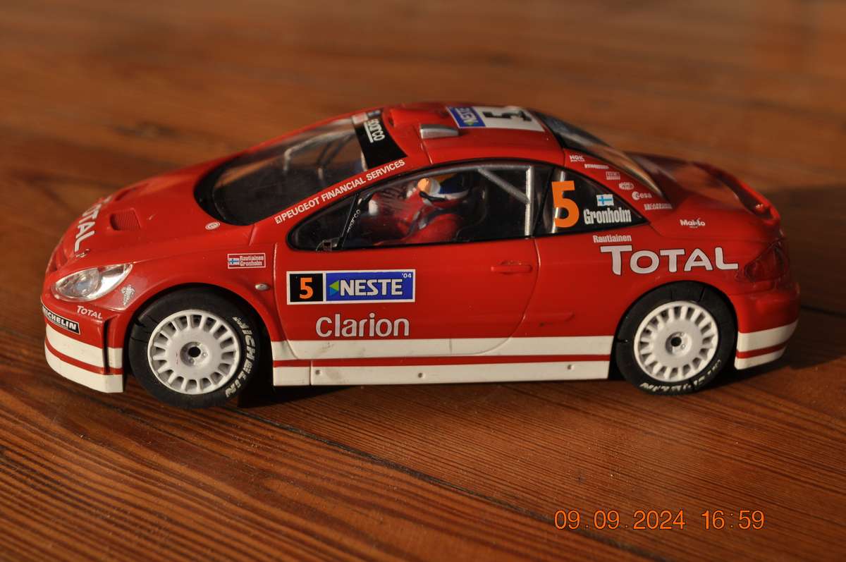 Peugeot 307 WRC Hornby Scalextric Model Car Scale 1:32