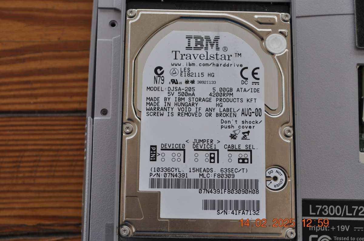 Old School IBM 5 Gig Computer Hard Drive And RAM