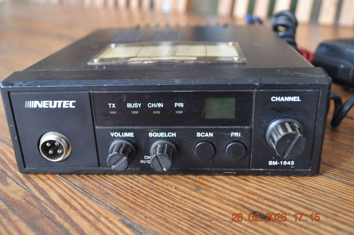 Vintage Neutec SM-1645 2 Way Radio (please read)