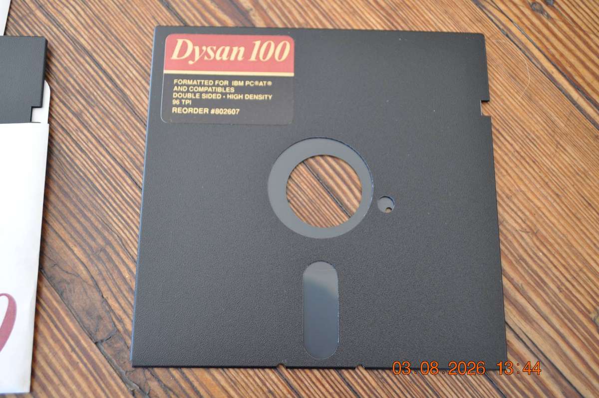 Vintage Dysan 100 5.25" Floppy Disks Premium 10-Pack (IBM/DOS Collector Item)