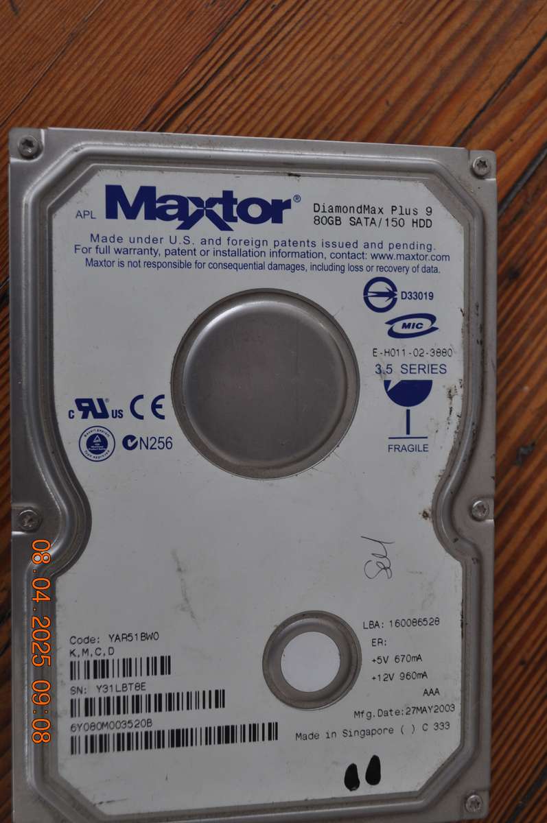 Sata PC Desk Top Hard Drives 80 and 160GB