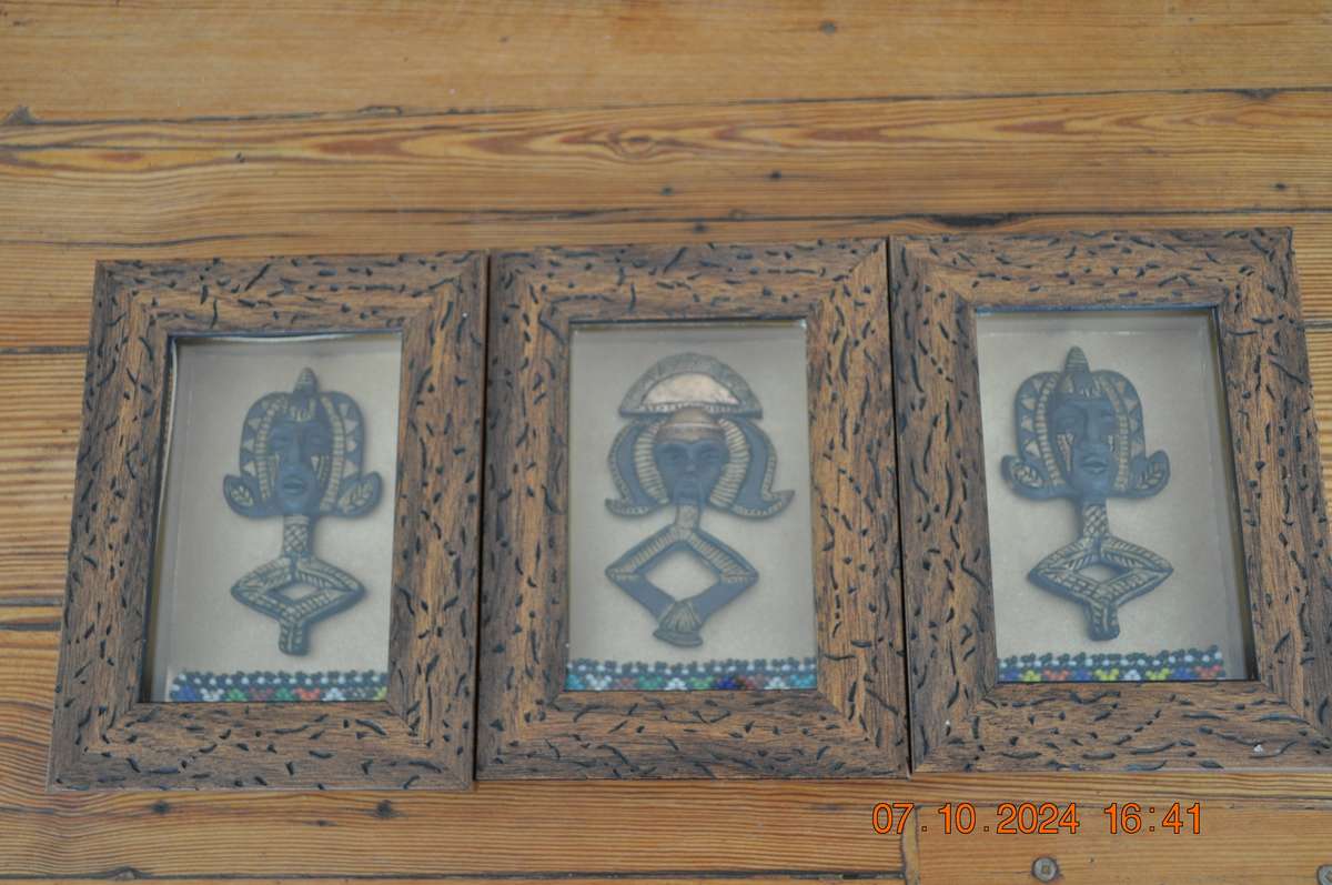 Framed African Mini Masks