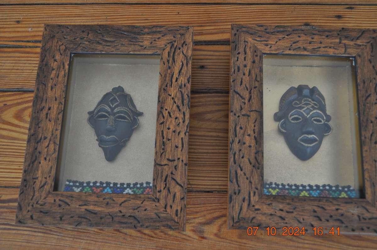 Framed African Mini Masks